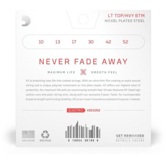 Encordoamento Guitarra Revestido Hibrido .010-.052 XS Nickel XSE1052 por 142,00 à vista no boleto/pix ou parcele em até 5x sem juros. Compre na loja Mundomax!