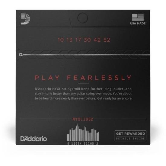 Encordoamento Guitarra Hibrido .010-.052 NYXL NYXL1052 D\