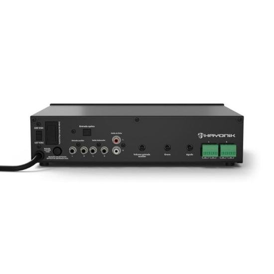 Amplificador Hayonik Sonora 600 60W RMS por 850,00 à vista no boleto/pix ou parcele em até 10x sem juros. Compre na loja Mundomax!