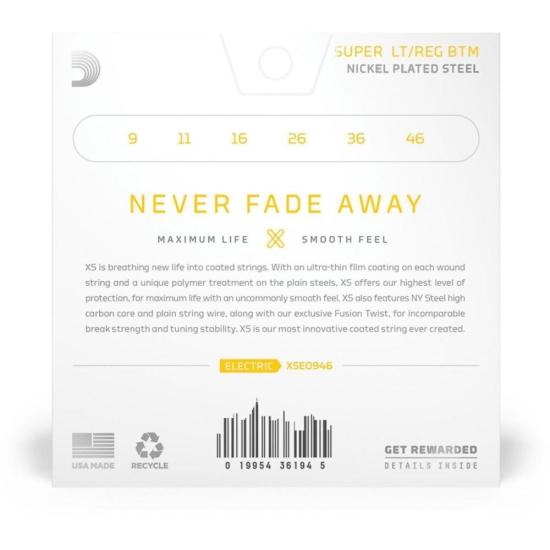 Encordoamento Guitarra Revestido Hibrido .009-.046 XS Nickel XSE0946 por 140,00 à vista no boleto/pix ou parcele em até 5x sem juros. Compre na loja Mundomax!