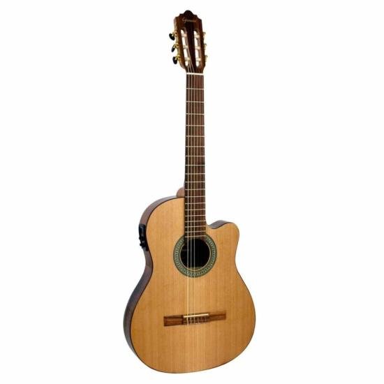 Violão Giannini NFLE Eletroacústico Flat Performance Pro Nylon Natural por 1.750,00 à vista no boleto/pix ou parcele em até 12x sem juros. Compre na loja Mundomax!