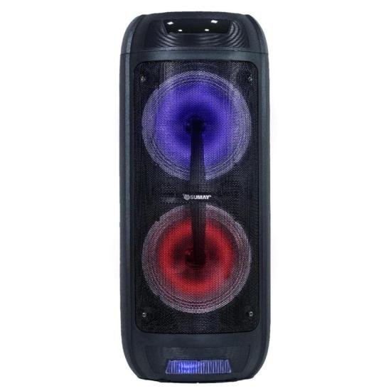 Caixa de Som Portátil Sumay Tower CAP30 400w Preta por 484,99 à vista no boleto/pix ou parcele em até 10x sem juros. Compre na loja Mundomax!