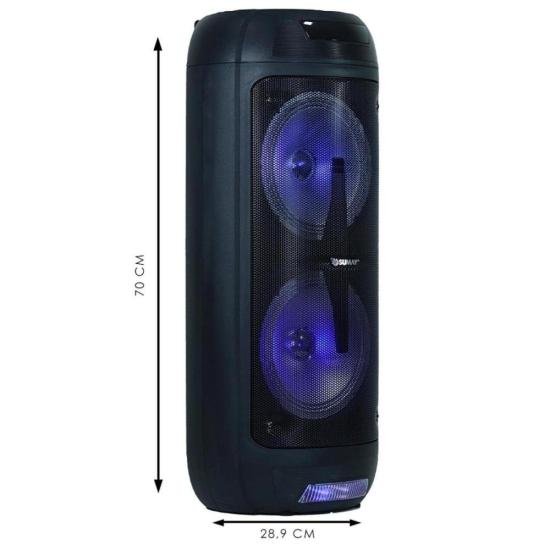 Caixa de Som Portátil Sumay Tower CAP30 400w Preta por 484,99 à vista no boleto/pix ou parcele em até 10x sem juros. Compre na loja Mundomax!