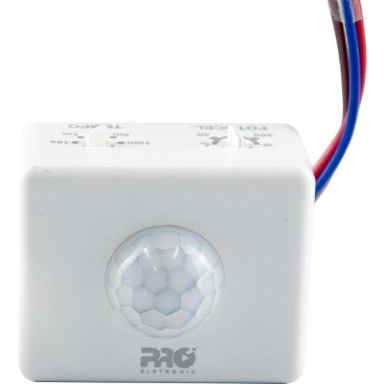 Sensor de Presença Sobrepor Parede 360° Proeletronic por 44,00 à vista no boleto/pix ou parcele em até 1x sem juros. Compre na loja Mundomax!
