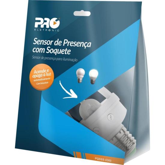 Sensor de Presença Sobrepor Soquete 360° Proeletronic por 42,00 à vista no boleto/pix ou parcele em até 1x sem juros. Compre na loja Mundomax!