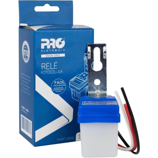 Rele Fotocélula PQRF1000 Proeletronic por 21,00 à vista no boleto/pix ou parcele em até 1x sem juros. Compre na loja Mundomax!