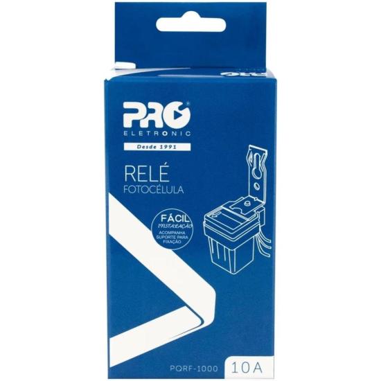 Rele Fotocélula PQRF1000 Proeletronic por 21,00 à vista no boleto/pix ou parcele em até 1x sem juros. Compre na loja Mundomax!