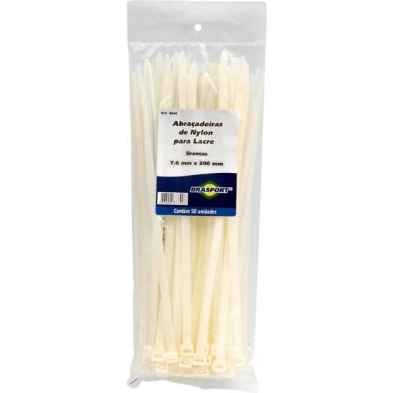 Abraçadeira Nylon 7,6x300mm Branca Brasfort por 37,99 à vista no boleto/pix ou parcele em até 1x sem juros. Compre na loja Mundomax!