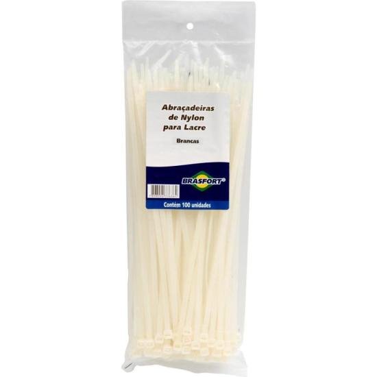 Abraçadeira Nylon 4,8x150mm Branca Brasfort por 15,99 à vista no boleto/pix ou parcele em até 1x sem juros. Compre na loja Mundomax!