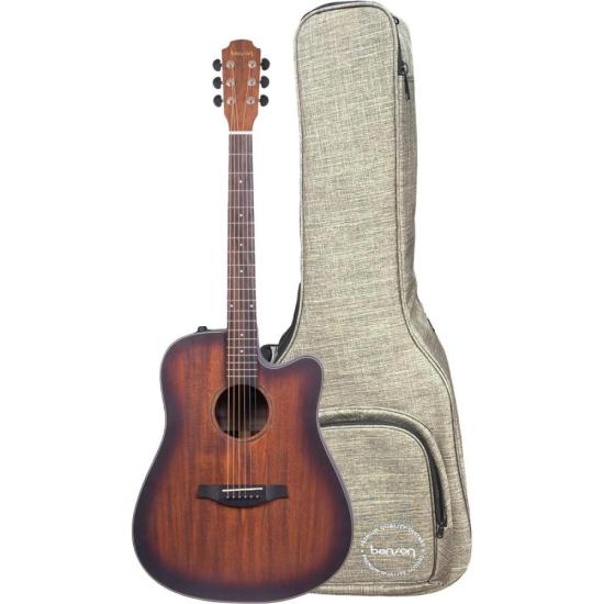 Violão Eletroacústico Benson Dreadnought EXD500CFX Light Burst Exodus com Bag por 2.299,99 à vista no boleto/pix ou parcele em até 12x sem juros. Compre na loja Mundomax!