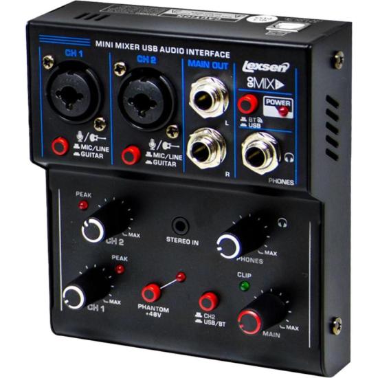 Mixer Analógico Lexsen Go Mix 2 por 301,99 à vista no boleto/pix ou parcele em até 10x sem juros. Compre na loja Mundomax!