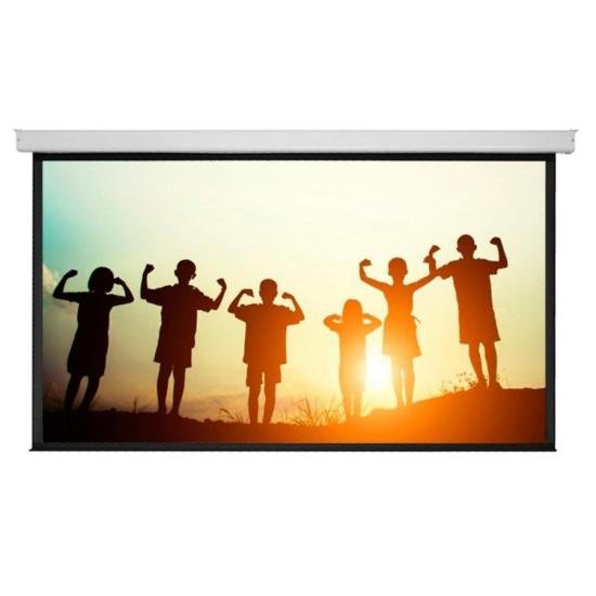Tela de Projeção Retrátil Sumay TRCS133 2,95X1,64m por 1.472,99 à vista no boleto/pix ou parcele em até 12x sem juros. Compre na loja Mundomax!