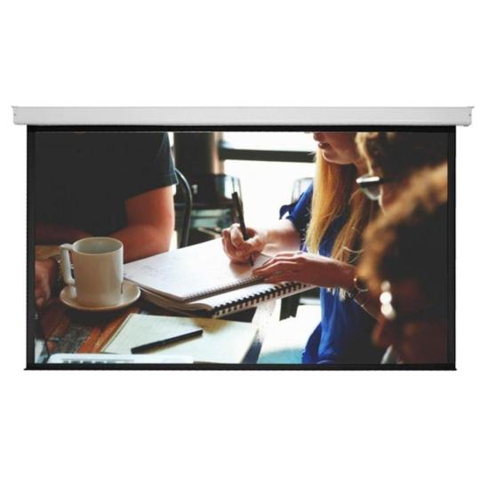 Tela de Projeção Retrátil Sumay TRCS133 2,95X1,64m por 1.472,99 à vista no boleto/pix ou parcele em até 12x sem juros. Compre na loja Mundomax!