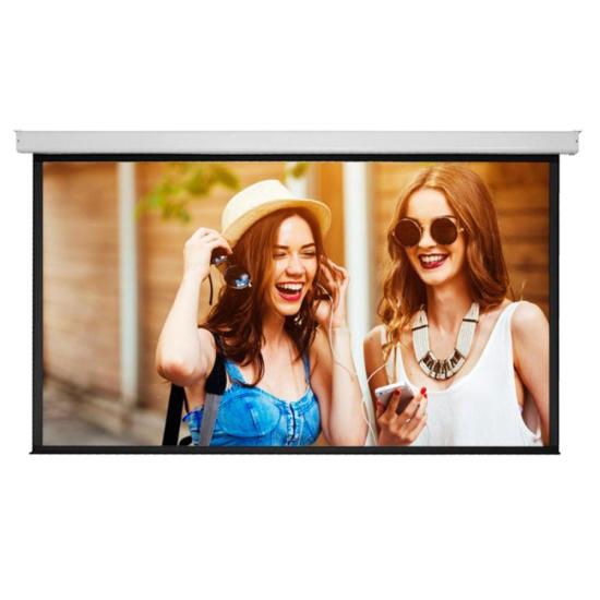 Tela de Projeção Retrátil Sumay TRCS133 2,95X1,64m por 1.472,99 à vista no boleto/pix ou parcele em até 12x sem juros. Compre na loja Mundomax!