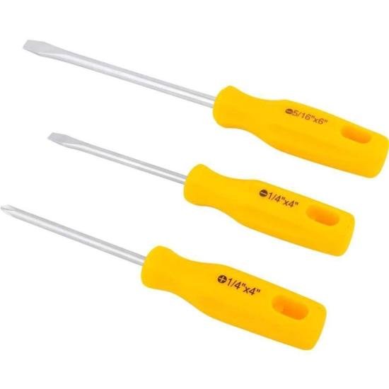 Jogo de Chaves de Fenda/Phillips Com 3 Peças Vonder por 33,99 à vista no boleto/pix ou parcele em até 1x sem juros. Compre na loja Mundomax!