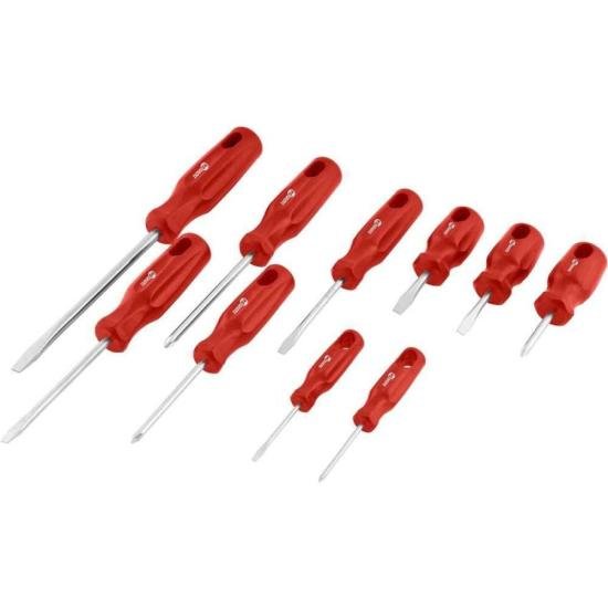 Jogo de Chaves Fenda/Phillips Com 10 Peças Nove54 por 47,99 à vista no boleto/pix ou parcele em até 1x sem juros. Compre na loja Mundomax!