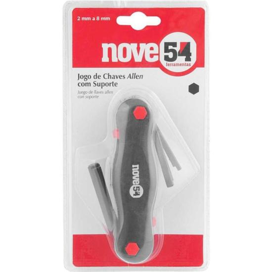 Jogo de Chaves Hexagonal/Allen Com 7 Peças Nove54 por 23,99 à vista no boleto/pix ou parcele em até 1x sem juros. Compre na loja Mundomax!