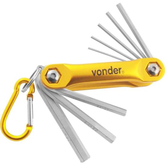 Jogo de Chaves Hexagonal/Allen Com 8 Peças CA150 Vonder por 45,99 à vista no boleto/pix ou parcele em até 1x sem juros. Compre na loja Mundomax!