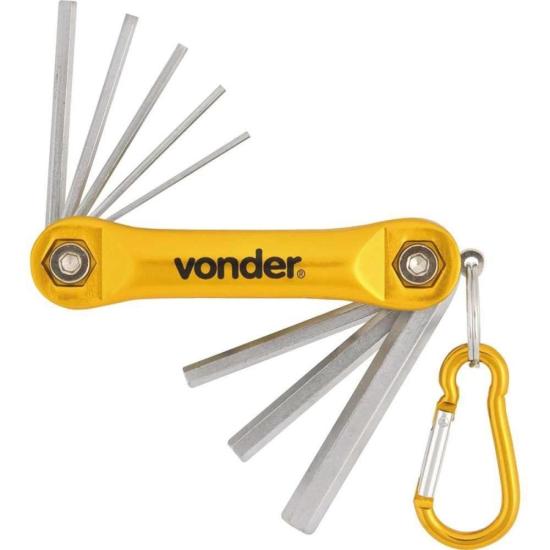 Jogo de Chaves Hexagonal/Allen Com 8 Peças CA150 Vonder por 45,99 à vista no boleto/pix ou parcele em até 1x sem juros. Compre na loja Mundomax!