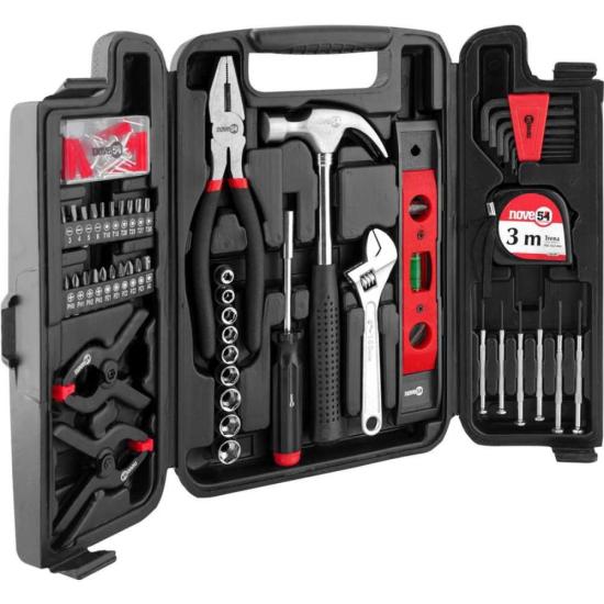 Jogo de Ferramentas Com 131 Peças JF131 Nove54 por 196,99 à vista no boleto/pix ou parcele em até 7x sem juros. Compre na loja Mundomax!