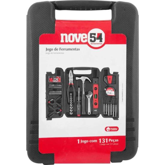 Jogo de Ferramentas Com 131 Peças JF131 Nove54 por 196,99 à vista no boleto/pix ou parcele em até 7x sem juros. Compre na loja Mundomax!