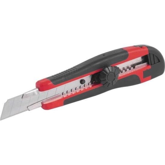 Estilete Largo 18mm Emborrachado Nove54 por 13,99 à vista no boleto/pix ou parcele em até 1x sem juros. Compre na loja Mundomax!