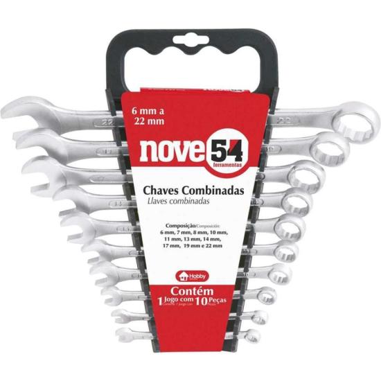 Jogo de Chaves Combinada Com 10 Peças Nove54 por 73,99 à vista no boleto/pix ou parcele em até 2x sem juros. Compre na loja Mundomax!