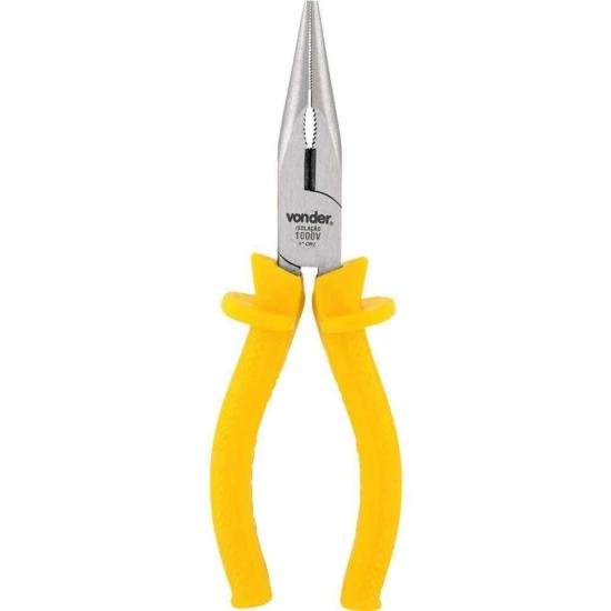 Alicate Com Bico Reto 6\" 1000v Vonder por 37,00 à vista no boleto/pix ou parcele em até 1x sem juros. Compre na loja Mundomax!