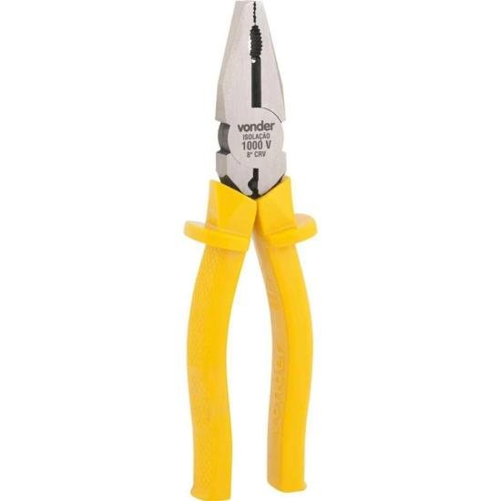 Alicate Universal 8\" 1000v Vonder por 52,99 à vista no boleto/pix ou parcele em até 2x sem juros. Compre na loja Mundomax!