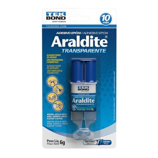 Adesivo Araldite Transparente 6g Seringa Blister Tekbond - Caixa Fechada por 234,00 à vista no boleto/pix ou parcele em até 9x sem juros. Compre na loja Mundomax!
