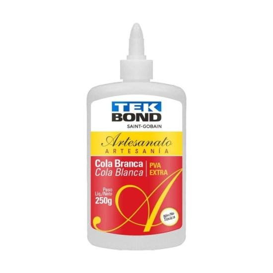 Cola Branca PVA Extra Para Artesanato 250g Tekbond por 10,99 à vista no boleto/pix ou parcele em até 1x sem juros. Compre na loja Mundomax!