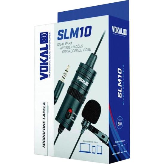 Microfone de Lapela Vokal SLM10 (81419)