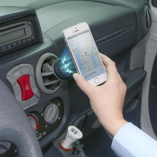 Suporte Veicular Magnético Universal ECCH2 Preto ELG por 0,00 à vista no boleto/pix ou parcele em até 1x sem juros. Compre na loja Mundomax!