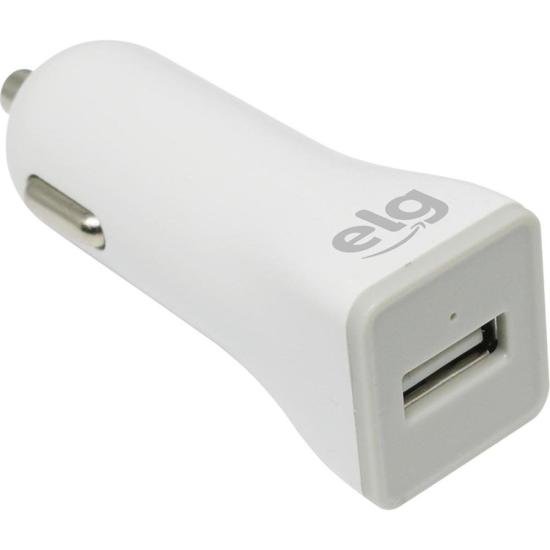 Carregador Veicular Universal USB 1A CC1SE Branco ELG por 22,00 à vista no boleto/pix ou parcele em até 1x sem juros. Compre na loja Mundomax!