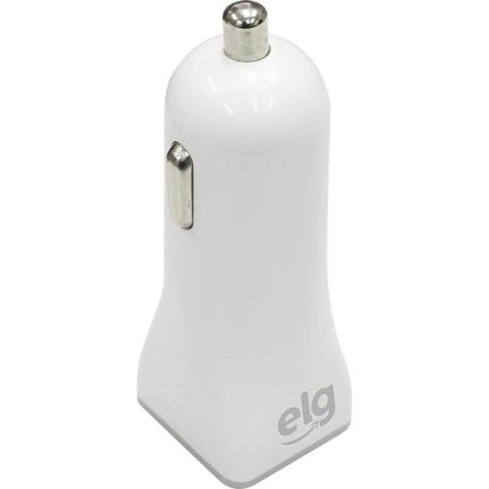 Carregador Veicular Universal USB 1A CC1SE Branco ELG por 22,00 à vista no boleto/pix ou parcele em até 1x sem juros. Compre na loja Mundomax!