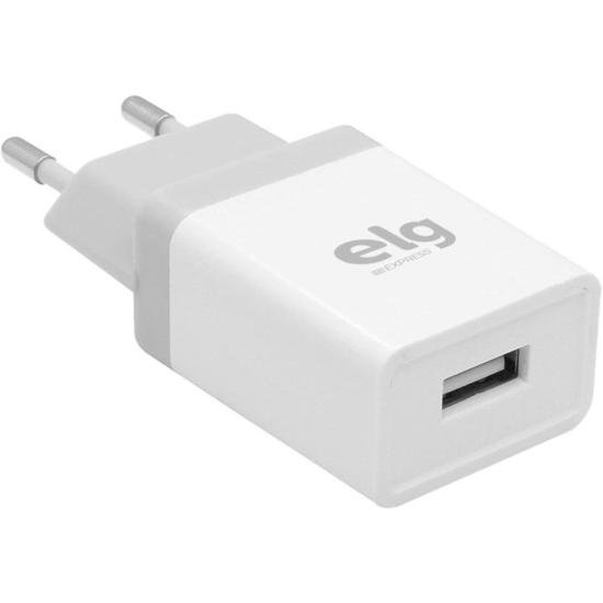 Carregador USB Parede Universal WC1AE Branco Bivolt ELG por 30,00 à vista no boleto/pix ou parcele em até 1x sem juros. Compre na loja Mundomax!