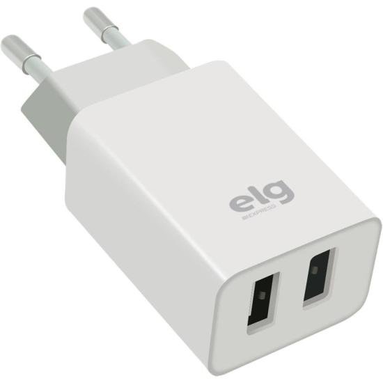 Carregador de Parede Universal WC124E Branco 2P USB ELG por 34,00 à vista no boleto/pix ou parcele em até 1x sem juros. Compre na loja Mundomax!