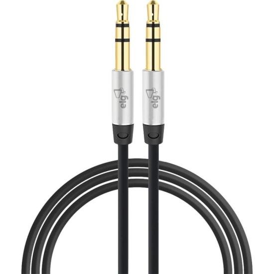 Cabo P2 X P2 P3510HD 1m Preto ELG por 17,99 à vista no boleto/pix ou parcele em até 1x sem juros. Compre na loja Mundomax!