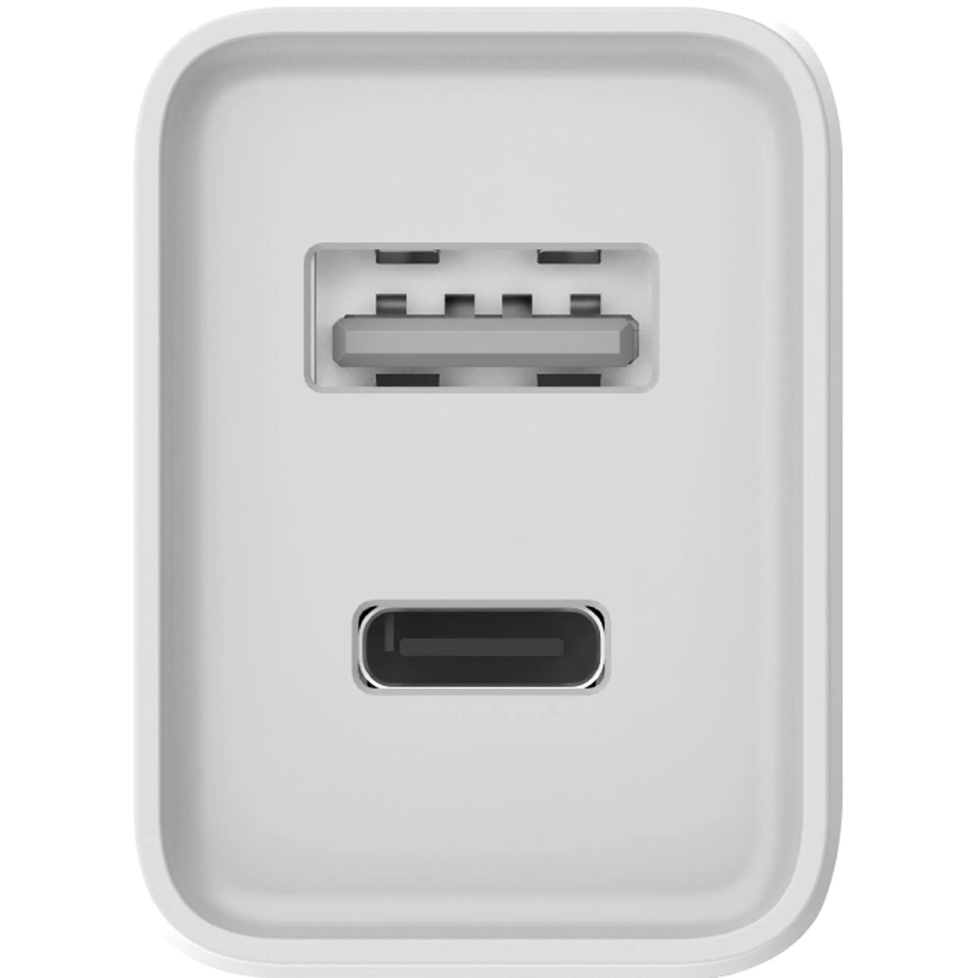 Carregador USB + USB Tipo C 3A WC2S-PDQC Branco ELG - Mundomax