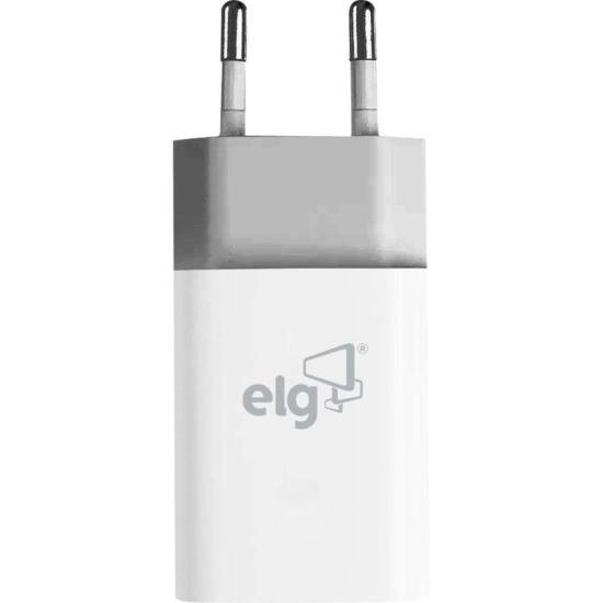 Carregador USB Tipo C + USB 2.1A W124 Branco ELG por 49,99 à vista no boleto/pix ou parcele em até 1x sem juros. Compre na loja Mundomax!