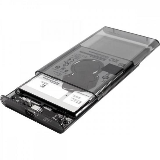 Case Para HD 2.5\" Externo CH-C300BK C3Tech por 75,00 à vista no boleto/pix ou parcele em até 3x sem juros. Compre na loja Mundomax!