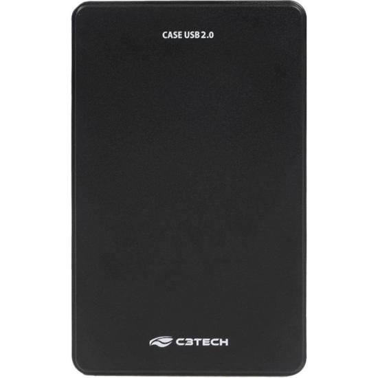 Case Para HD 2.5\" Externo CH-210BK C3Tech por 34,99 à vista no boleto/pix ou parcele em até 1x sem juros. Compre na loja Mundomax!