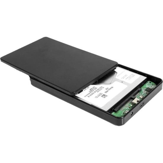 Case Para HD 2.5\" Externo CH-210BK C3Tech por 34,99 à vista no boleto/pix ou parcele em até 1x sem juros. Compre na loja Mundomax!