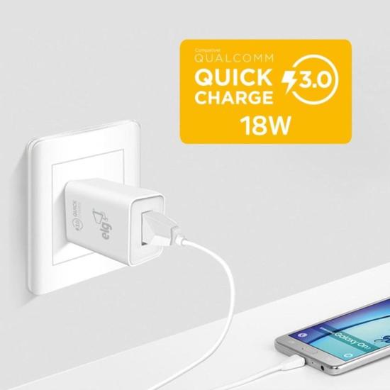 Carregador USB 3A WC1S-QC3 Branco ELG por 60,00 à vista no boleto/pix ou parcele em até 2x sem juros. Compre na loja Mundomax!