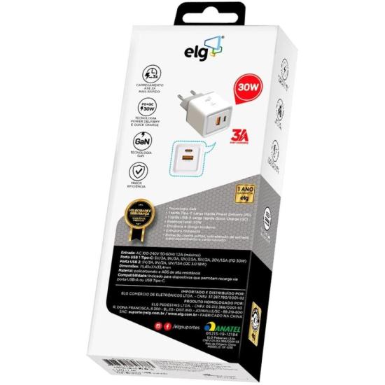 Carregador 2 USB 3A + 1 PD W35GAN ELG por 126,00 à vista no boleto/pix ou parcele em até 5x sem juros. Compre na loja Mundomax!