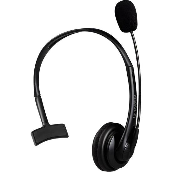 Headset Office Fortrek FK 731A USB Preto por 96,67 à vista no boleto/pix ou parcele em até 3x sem juros. Compre na loja Fortrek!