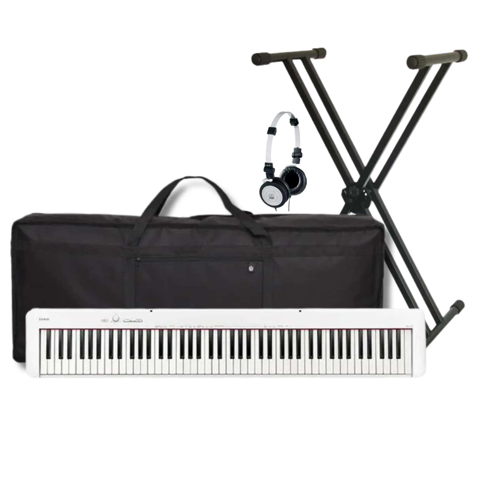 Kit Piano Digital Casio CDP-S110WE BR+ Suporte + Acessórios por 3.460,00 à vista no boleto/pix ou parcele em até 12x sem juros. Compre na loja Mundomax!