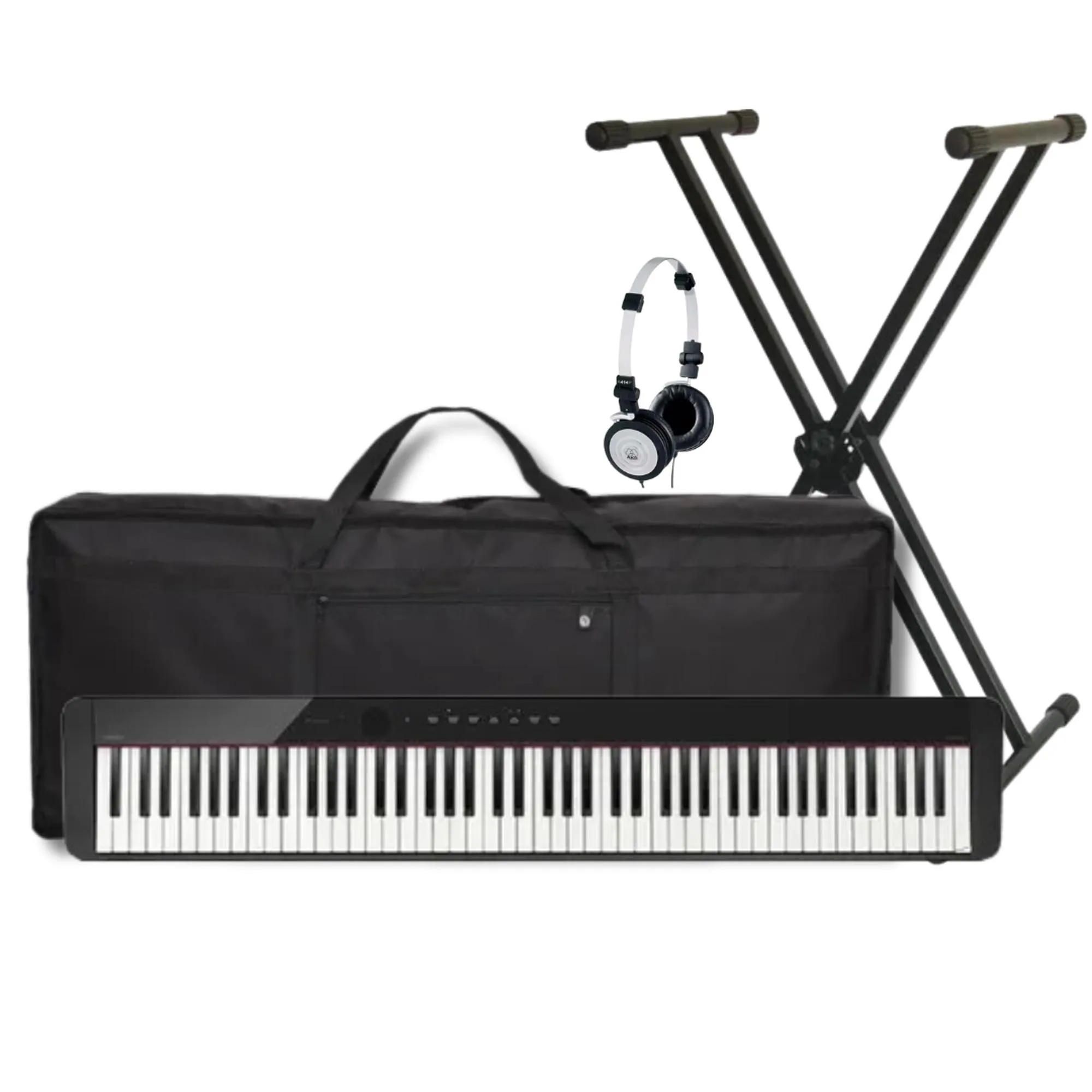 Kit Piano Digital Casio PX-S1000 PT+ Suporte + Acessórios por 4.615,90 à vista no boleto/pix ou parcele em até 12x sem juros. Compre na loja Mundomax!