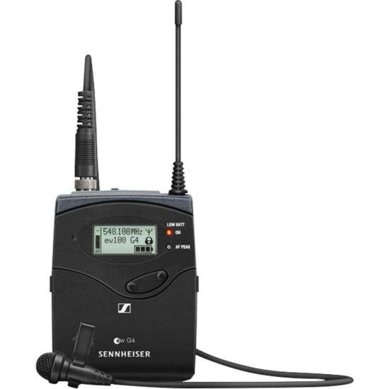 Microfone Sennheiser EW 100 G4-ME2-A Sem Fio por 7.430,99 à vista no boleto/pix ou parcele em até 12x sem juros. Compre na loja Mundomax!