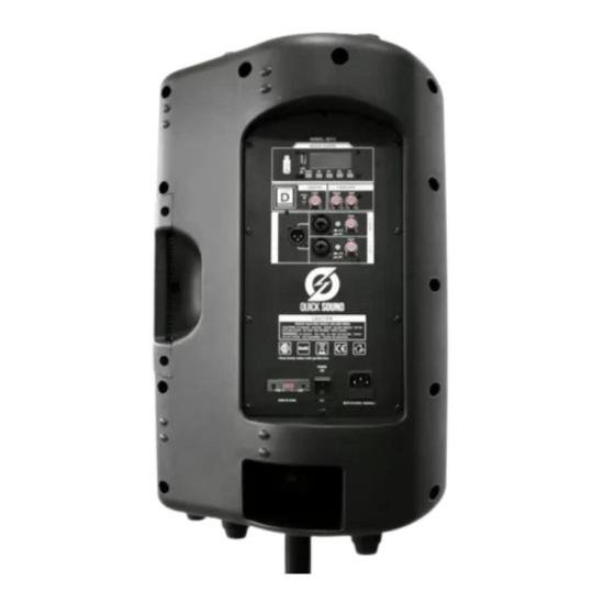 Caixa Acústica Ativa 12\" Quick Sound QS112 por 2.449,00 à vista no boleto/pix ou parcele em até 12x sem juros. Compre na loja Mundomax!